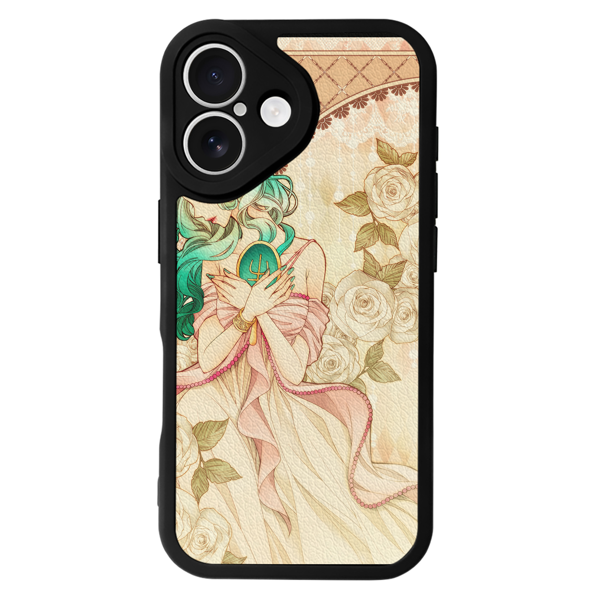（画像用） 美少女戦士セーラームーン Sailor Moon 【iPhone 16シリーズ対応】シリコンスマホケース（レザー調） 材質：シリコン